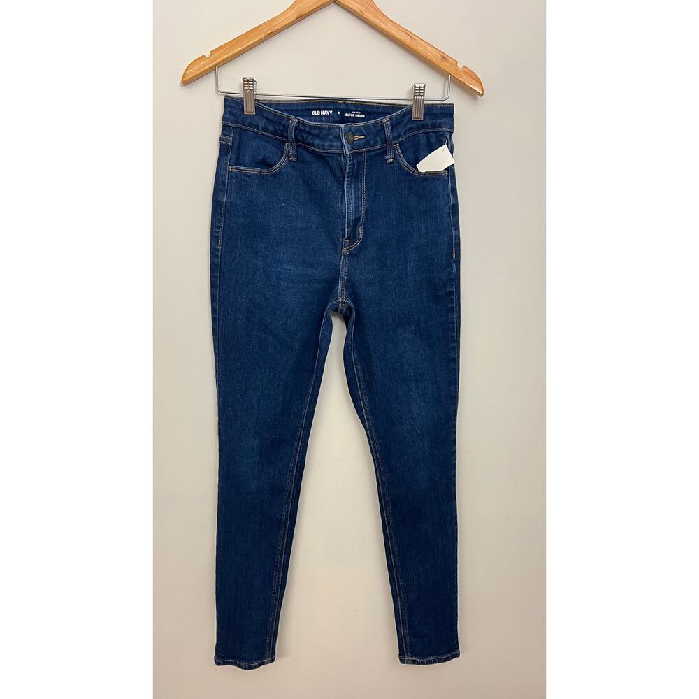 Old Navy Mid Wash High-Rise Supper Skinny Jeans Size 8‎